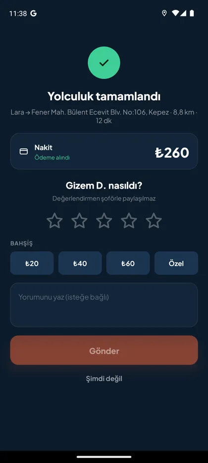 Puanlama ve bahşiş